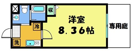 フラッティ千本下長者町の間取り画像