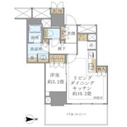 Brillia Tower 池袋 Westの間取り画像