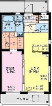 シャトレ末広の間取り画像