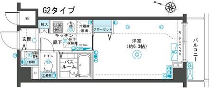 フェニックス目黒弐番館の間取り画像