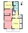 フレア桜ケ丘Bの間取り画像
