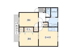 ハイム殿問の間取り画像