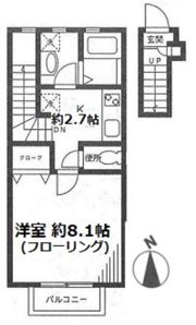 セリーズ コートの間取り画像