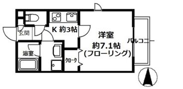 横浜市鶴見区鶴見中央1丁目の間取り画像