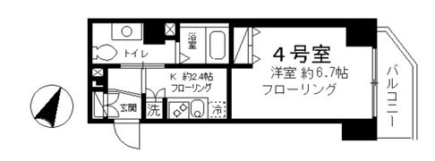 南大塚パレスの間取り画像