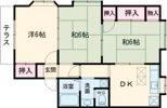 パークハイツ三竹A棟の間取り画像