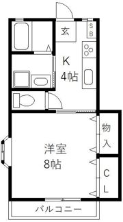 セレナーデKenⅡの間取り画像