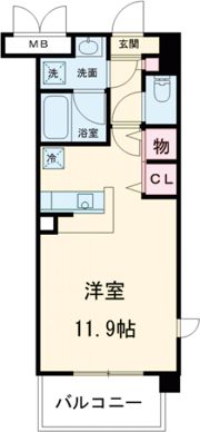 コンフォート宮町の間取り画像