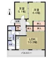 マンションサンエポックの間取り画像