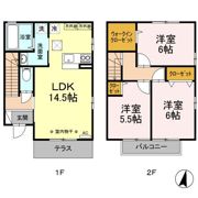 連取ガーデンヒルズ Eの間取り画像