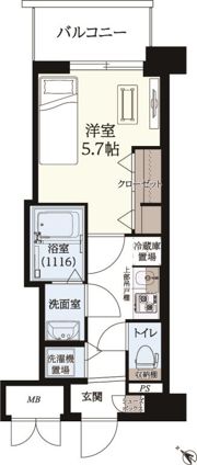 ギャラクシー南福岡駅前の間取り画像