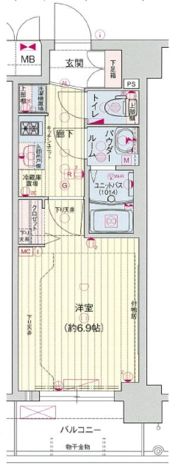 プレサンスTHE KYOTO 華苑の間取り画像