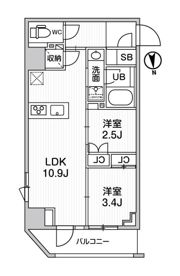 nido SHIN-OKACHIMACHIの間取り画像