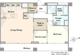 広尾アパートメントの間取り画像