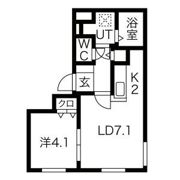Flap平岸(フラップ)の間取り画像