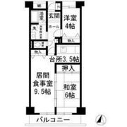 フレール綾瀬1の間取り画像
