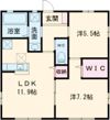 ヴィルシーナの間取り画像