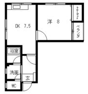 スチールビルの間取り画像