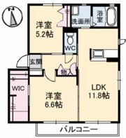 クレセオ五月が丘の間取り画像