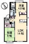 ディアス立村 B棟の間取り画像