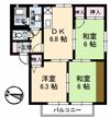 ハイツ谷中 H棟の間取り画像