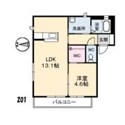 シェソワSATSUNO F棟の間取り画像