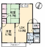 アーバンライフ三次 D棟の間取り画像