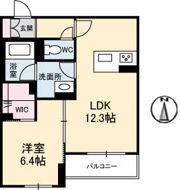 シャーメゾンベレオ西桜町の間取り画像