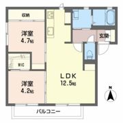 メゾン山下 A棟の間取り画像