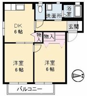 ファミーユ中野 B棟の間取り画像