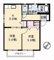 エポック・ヴィラ A棟の間取り画像