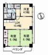 真締川ハイツの間取り画像