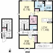 プロヌーブWESTの間取り画像