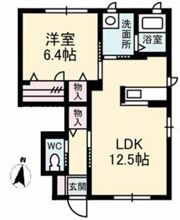 ヒルサイドコート F棟の間取り画像