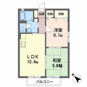 サンカーサ矢三の間取り画像
