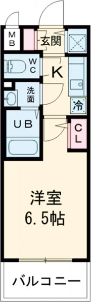 エスリード大阪プライムゲートの間取り画像