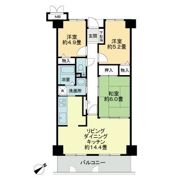 サーパス古三津の間取り画像
