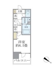 フェルモ横浜桜木町の間取り画像