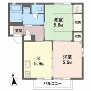 エステート笹谷VCの間取り画像