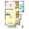 エーデルハイム Bの間取り画像