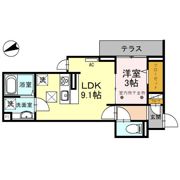 (仮)D-ROOM仙波町PJ A棟の間取り画像