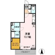 Lupinus境 A棟の間取り画像