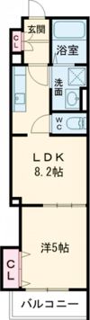 クリエオーレ東山町の間取り画像