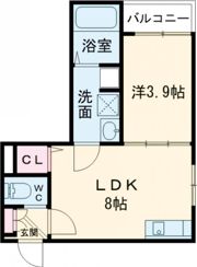 gloria hanatenⅡの間取り画像