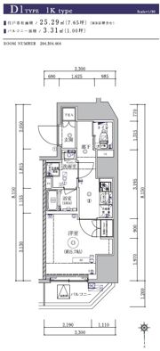 VERXEED HIGASHIJUJO TWIN’S Bの間取り画像