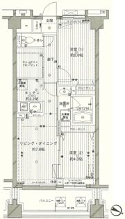 コスモリード西馬込の間取り画像