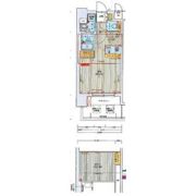 ライジングコート名古屋駅前東の間取り画像