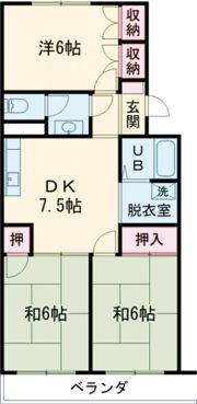 メゾン茶の久Aの間取り画像