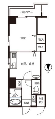 パリ・シャトー本町の間取り画像