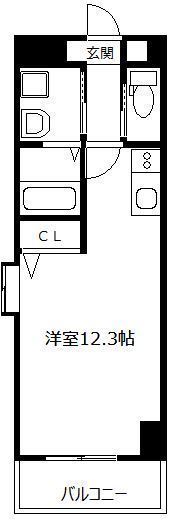 ウェルカム県庁口の間取り画像